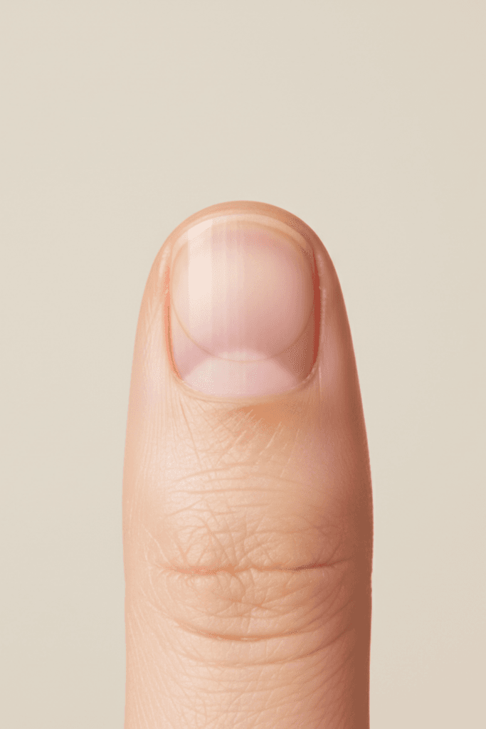 cuticle shape, finger length