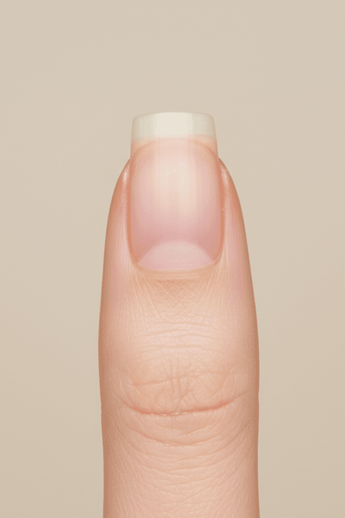 cuticle shape, finger length