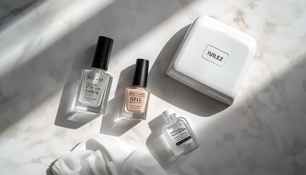 glass nails at home starter kit tools gel polish and uv lamp